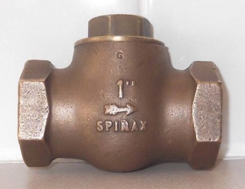 Spirax sarco 1&#034; npt horizontal lift check valve bronze for sale