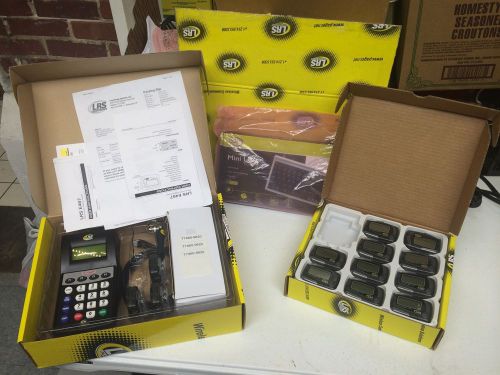 Long Range Systems LRS RX-E467 13 Pagers, T7460 Transmitter Cell Paging