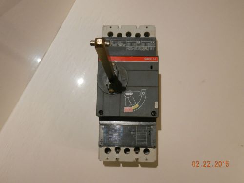 Abb s4n sace s4 600v-ac circuit breaker 3-pole issue zz-7237 industrial for sale