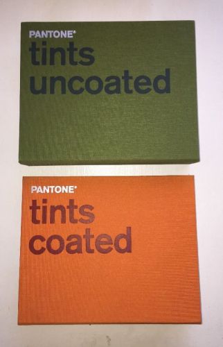 Pantone Color matching system Tints Coated / Uncoated binders books