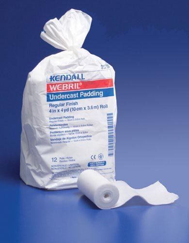 Webril non sterile undercast padding , 2&#034; x 4 yards, bag of 24 for sale