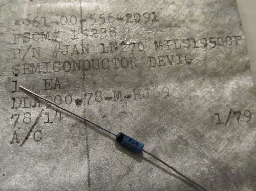 GERMANIUM DIODE DO-7 LAW ,Semiconductor Device,JAN 1N270,5961-00-556-2091,1 Pc