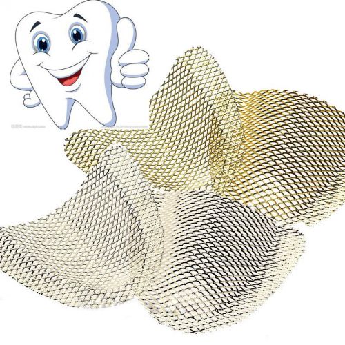 NWE 10PCS Dental Metal net Strengthen Dental Impression Trays for Upper teeth