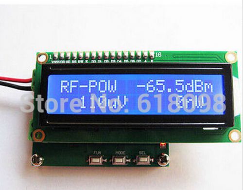 NEW RF power meter 0-500Mhz -80~10 dBm 0.1 dBm