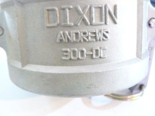 DIXON &#034;ANDREWS&#034; 300-DC-SS 3&#034; DUST CAP 300DC 300DC-SS