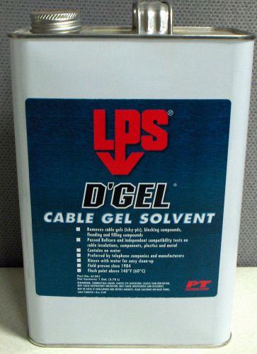 LPS D&#039;Gel Cable Gel Solvent, 1 Gallon #61201 FREE SHIPPING