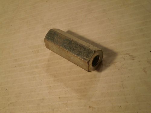 Qty = 40: hex threaded rod couplings 3/8&#034;-16, x 1 3/4&#034; long, fits a 5/8&#034; wrench for sale