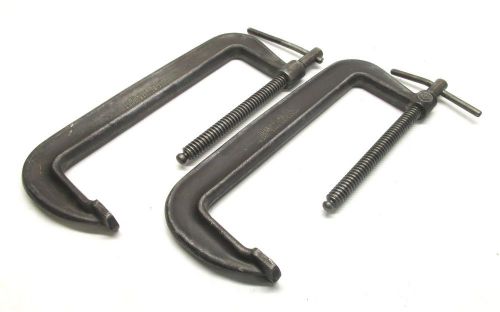 Usa! 2 j.h. williams &amp; co. 12&#034; drop-forged c-clamps - #512 for sale