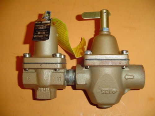 Watts 1/2 in. Cast-Iron Dual Control Regulator and Relief Valve  S1450F