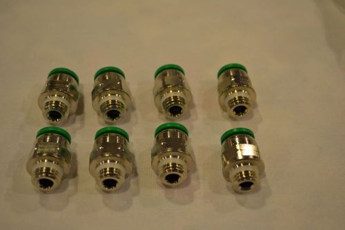 8 numatics ptc push to connect male straight fitting inw103 308 021 3/8 x 1/4npt for sale
