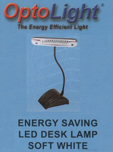 OptoLight Energy Saving LED Desk Lamp Silver