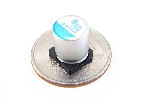 HQ NCC 330uF/16V conductive polymer aluminum solid capacitor - Blue - Pack of 10