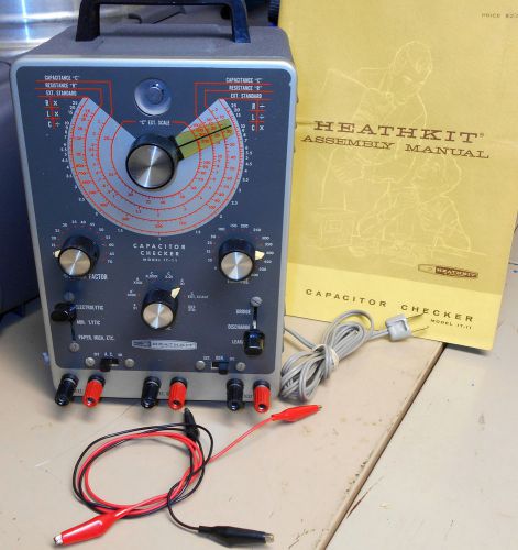 Vintage Heathkit IT-11 Capacitor Checker - Very Nice Unit - Works + Manual