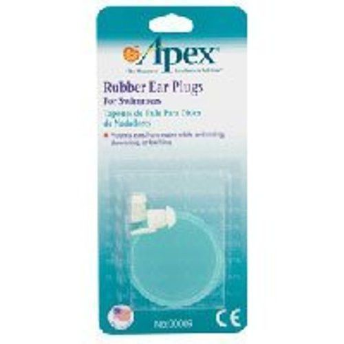 Apex Rubber Ear Plugs - 1 pr