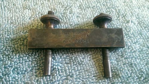 Starrett no. 299 rule clamp hardened machinist tools for sale