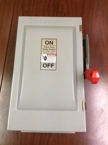 Siemens hf322j heavy duty safety switch 60amp for sale