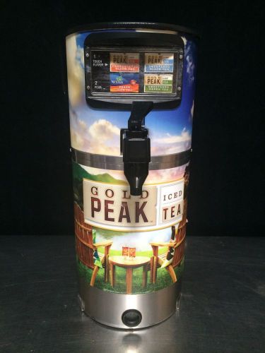 Gold Peak Ice Tea Dispenser 4 Flavor Touch Screen Machine Tower