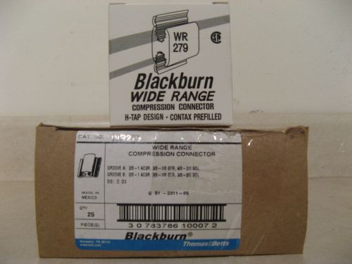 Lot of 25 blackburn wr279 h-tap crimp connectors for sale