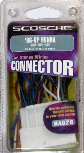 Appliance-Honda Car Stereo Connector/ 86&#039; and up NEW-(B1)