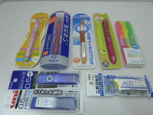 Mechanical pencil kurutoga delguard dr.grip extra lead eraser set 8pieces no.2 for sale