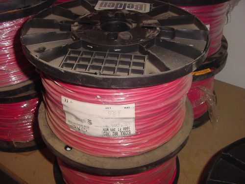 New roll belden 18/2 fire alarm wire cable - fplp unshielded - 1000 ft. plenum for sale