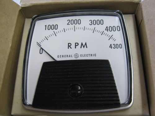 GENERAL ELECTRIC 162119FAZZ2 RPM PANEL METER TYPE. D0-91