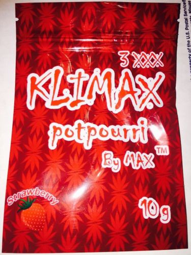 100 3xxx Klimax Strawberry 10g EMPTY mylar ziplock bags (good for  jewelry)