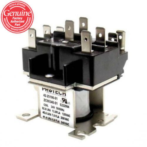 Rheem ruud protech 24 volt relay 24 42-19736-10 for sale