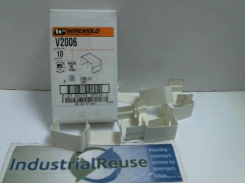 Nib wiremold v2006 cover clip fitting box of 10 for sale