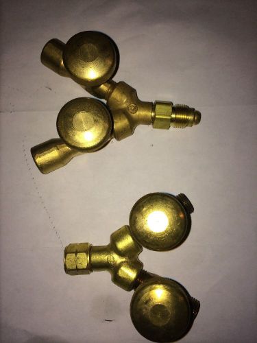 Western Gas Control Technology Male And Female Y Valved Connections Brass