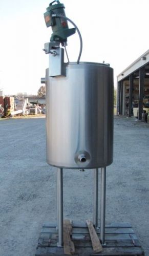 USED 65 GALLON STAINLESS STEEL JACKETED MIX TANK