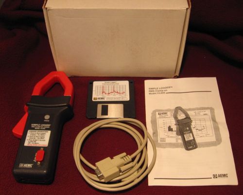 AEMC CL600 Clamp On AC Current Logger, 0 to 600 Arms