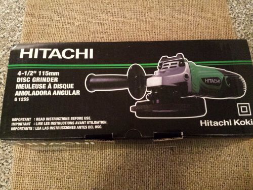 HITACHI 4-1/2&#034; 115 MM DISC GRINDER 5.0 AMP 11,000RPM 120V G12SS NEW IN BOX