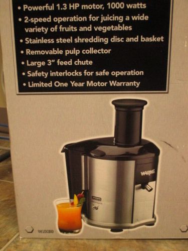 New - waring model wjx50 commercial  extractor juicer with pulp ejection for sale
