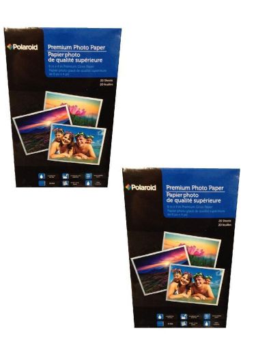 #1027 NIP Polaroid Premium Photo Paper  6&#034; x 4&#034;   40 Pages Quality Grade A Gloss
