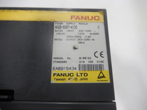 Fanuc Power Supply A06B-6087-H130 A06B6087H130 Reconditioned