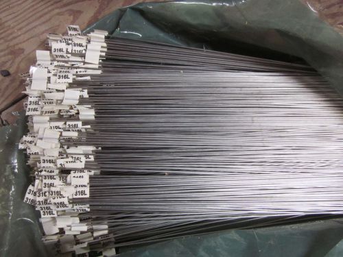 Stainless steel 316l 1/16&#034; x 12&#034; tig wire welding rod 10 lb welding filler 316 for sale