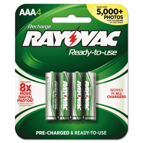 Recharge Plus NiMH Batteries, AAA, 4 per Pack