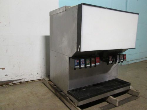 &#034;remcor&#034; h.d. commercial 10 flavors lighted soda dispenser w/ice bin dispenser for sale