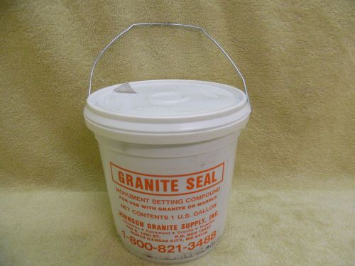 Granite Seal Monument Setting Compound Marble Johnson Supply 1 Gallon Light Gray
