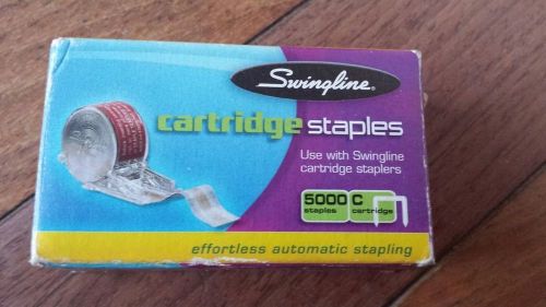 Swingline staples #50050 for 50201/50204/69001/69008 stapler 5000-ct c cartridge for sale