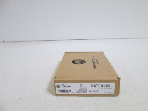 ALLEN BRADLEY INPUT MODULE 1746-IA16 SER. D (UNOPENED) *NEW IN BOX*