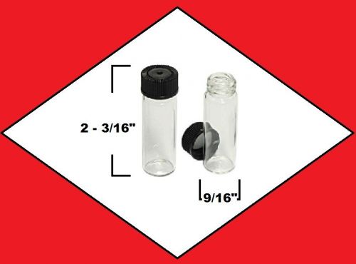 20 pk mini glass bottle / vial (2-3/16”, outer diameter: 9/16”), capacity 6 ml for sale