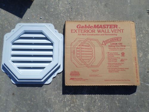 MID AMERICA NEW GABLE VENT  22&#034; Octagon Gablemaster 106 ICE