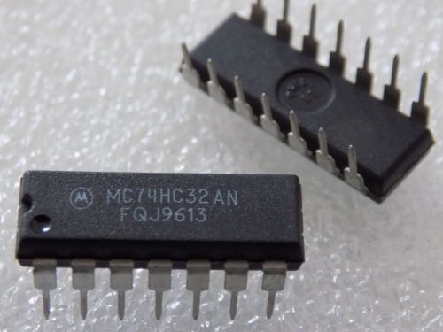25x Motorola MC74HC32AN Quad 2-Input OR Gate