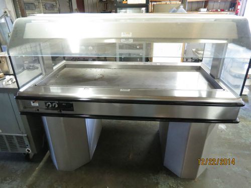 Used henny penny hot food holding display/merchandiser w/ sneeze guards for sale