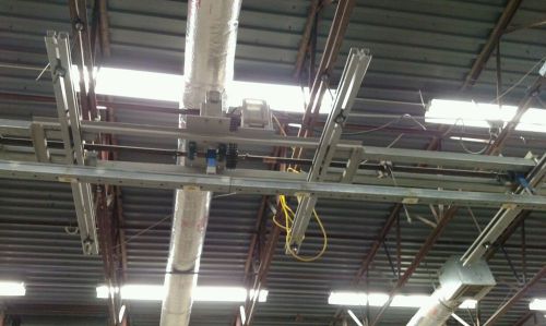 1 Ton overhead lift Gantry Crane, 40&#039; beam warehouse hoist storage