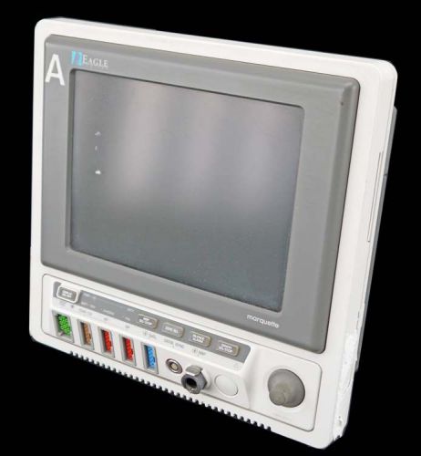 Marquette eagle 10&#034; medical vital sign ecg bp patient display monitor parts for sale