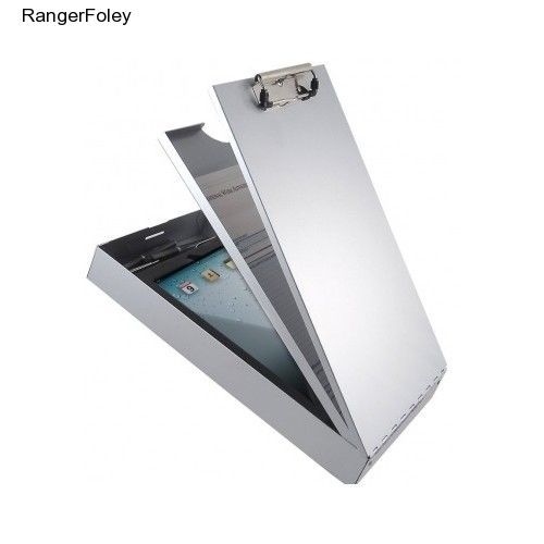 Aluminum Storage Clipboard Office Supply Legal Pad Size Write Organize Documents
