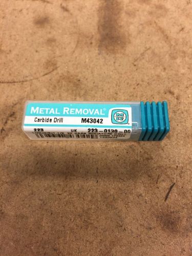 METAL REMOVAL Carbide Drill M43042 1/32x3/8x1.1/2 2F Miniature Drill